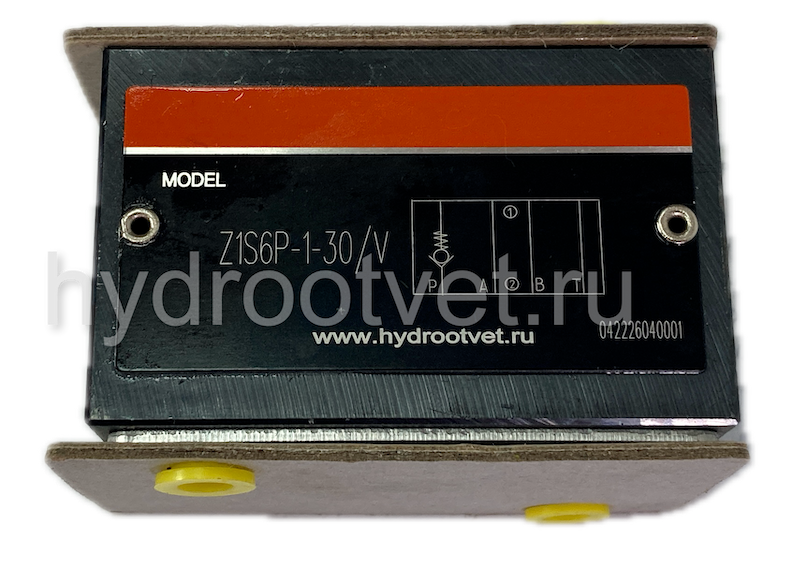 Z1S6P1-3X/V - Обратный клапан модульного монтажа Ду6, P = (P2 → P1)