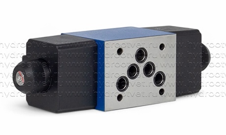 4WE10E31/CW110-50N9K4 - Гидрораспределитель золотниковый Ду 10 с электроуправлением W110, схема E (44), возврат - пружинный