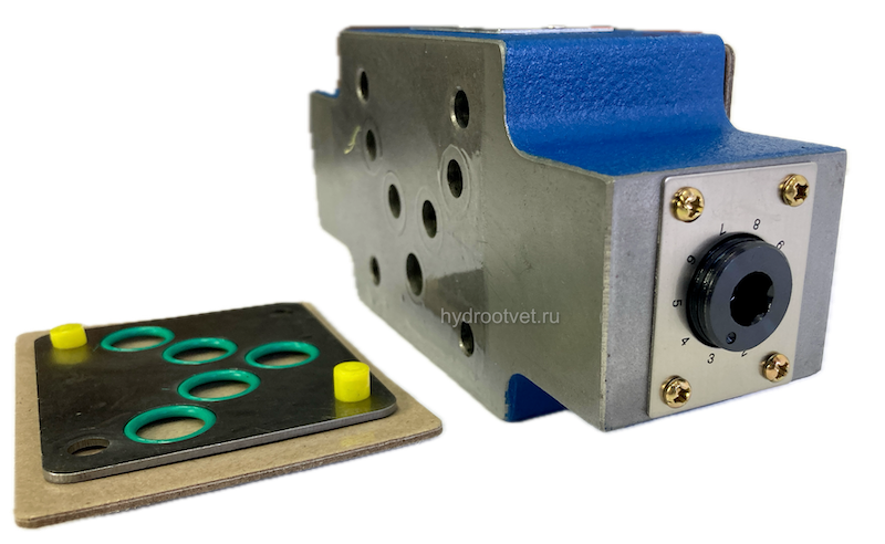 Z2FS10-5-3X/V - Дроссель Ду 10 модульного монтажа, в каналах А и В, на входе/на выходе