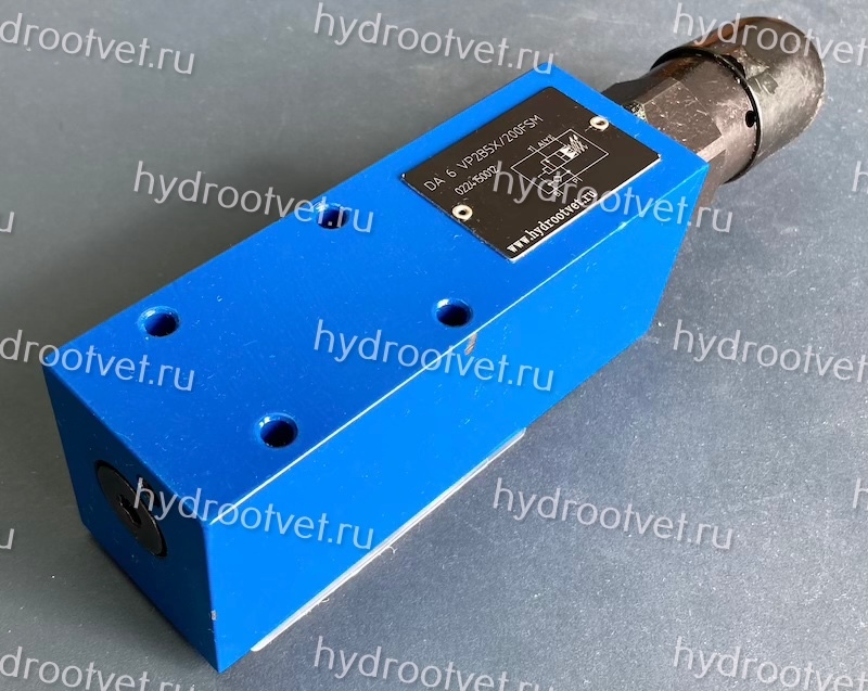 DA6VP2B5X/200FSM - Разгрузочный предохранительный клапан Ду6 с давлением настройки до 200 бар, подключение насоса в канал P