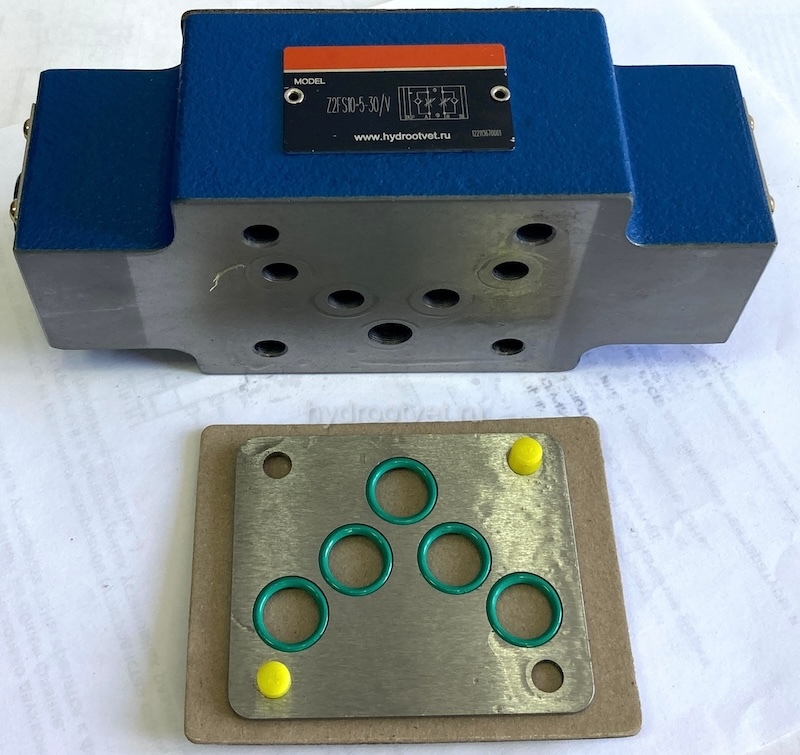 Z2FS10-5-3X/V - Дроссель Ду 10 модульного монтажа, в каналах А и В, на входе/на выходе