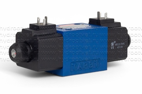 4WE10E31/CW110-50N9K4 - Гидрораспределитель золотниковый Ду 10 с электроуправлением W110, схема E (44), возврат - пружинный