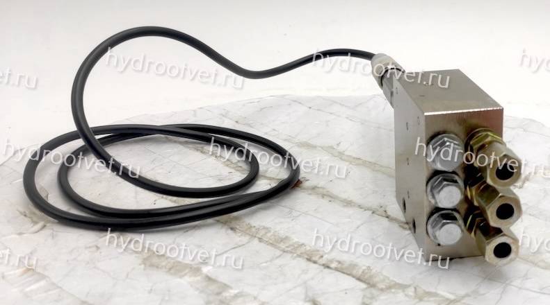 SSV-6-K + inductive switch - Питатель для прогрессивных систем смазки с рабочим давлением 300 бар, 6 выходов, с реле конца цикла