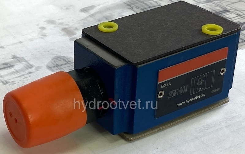 Z2FS6A2-4X/2QV - Дроссель Ду 6 модульного монтажа, в канале А, настройка 2Q = Стандартная