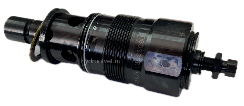 DBDS30K1X/50 - Предохранительный клапан прямого управления Ду30, давление регулировки до 50 бар, тип монтажа - встраиваемый, элемент регулировки S = винт