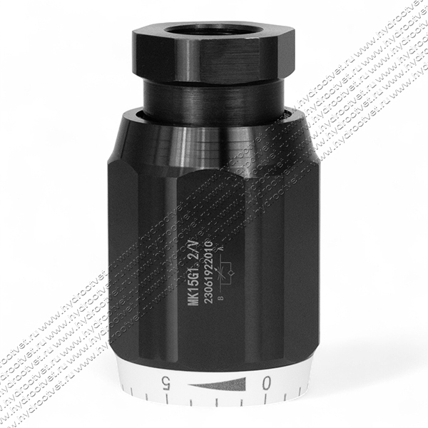 MK15G1.2/V - Дроссель трубного монтажа Ду15 резьба G3/4, обратный клапан - есть