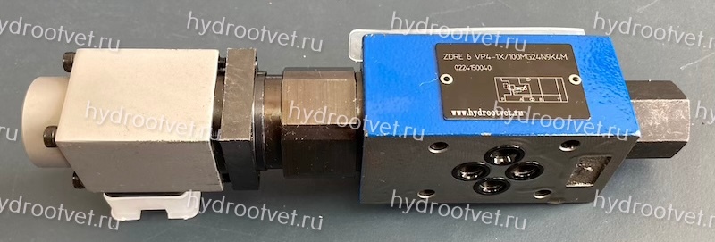 ZDRE6VP2-1X/50MG24K4M - Пропорциональный редукционный клапан Ду6, давление регулировки до 50 бар, монтаж - модульный