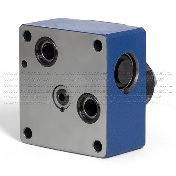 2FRM10-2X/50LB - Регулятор расхода Ду10 для монтажа на плиту, номинальный расход 50 л/мин, регулировка компенсатора - В = есть