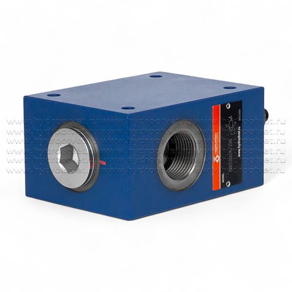 DBDS20G1X/200 - Предохранительный клапан прямого управления Ду20, давление регулировки до 200 бар, тип монтажа - резьбовой, элемент регулировки S = винт