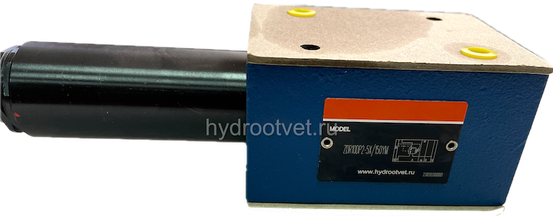 ZDR10DP2-5X/150YM - Редукционный клапан Ду 10 трехлинейный модульного монтажа с давлением регулировки до 150 бар, в канале P, обратный клапан - М = нет