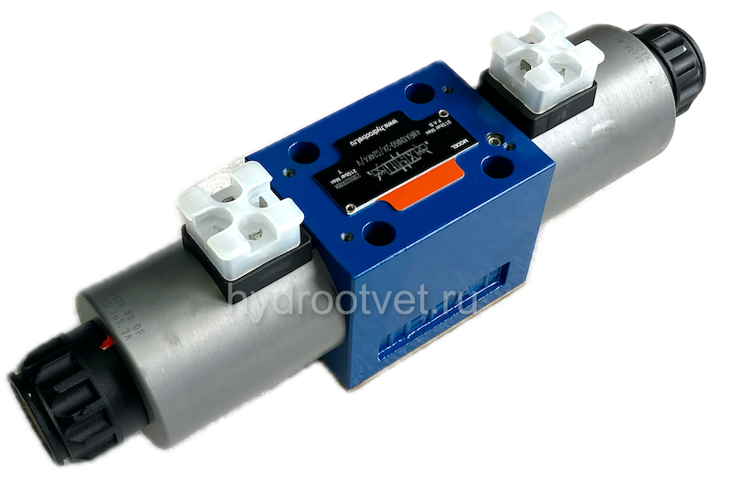 4WRA10W60-2X/G24K4/V - Пропорциональный распределитель без встроенного электронного усилителя Ду10, номинальный расход 60 л/мин, схема W