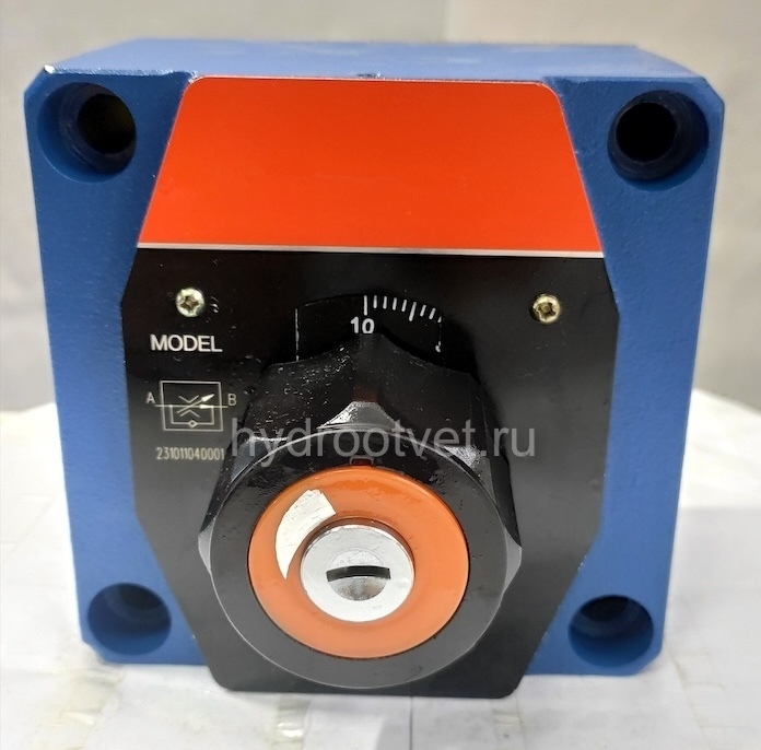 2FRM16-2X/160LB - Регулятор расхода Ду16 для монтажа на плиту, номинальный расход 160 л/мин, регулировка компенсатора - В = есть