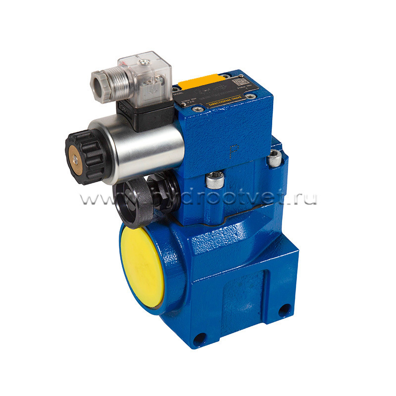 DBW10BG2-5X/315CW220-50N9K4 - Предохранительный клапан Ду10 с давлением настройки до 315 бар, управление - X и Y - внутренние с разгрузкой B = открыт с электроуправлением W220