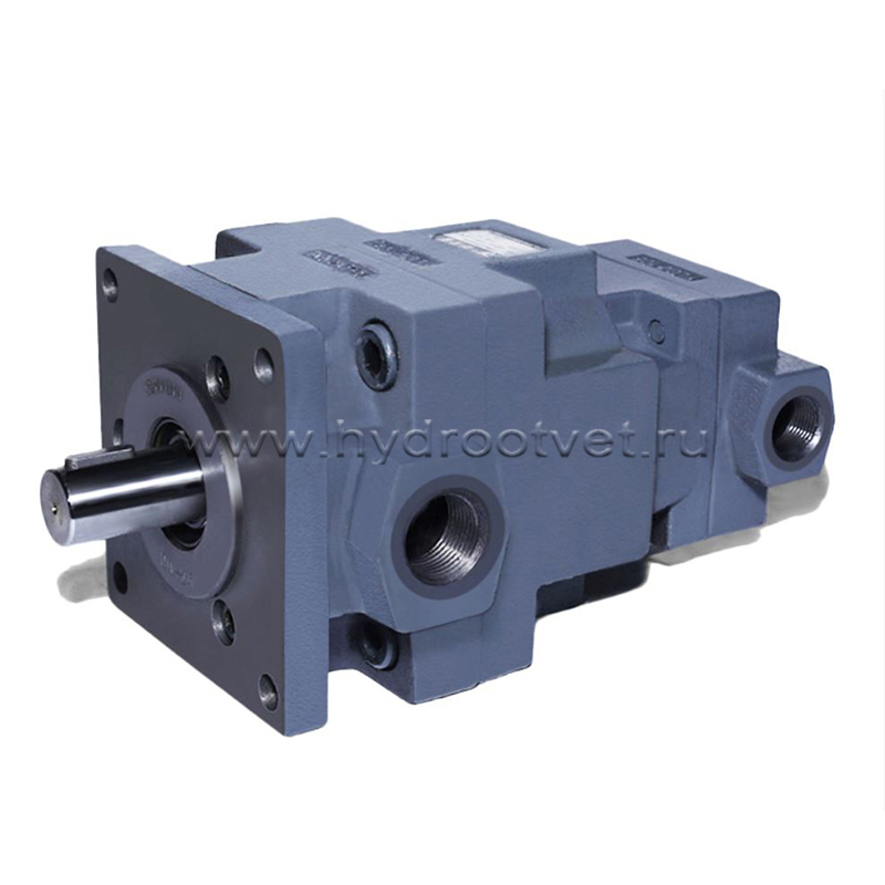 YB1-80/16U - Пластинчатый нерегулируемый сдвоенный насос с рабочим объемом 80+16 см3, взаимозаменяем с насосом НПл 80-16/6.3