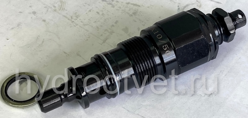 DBDS6K1X/25 - Предохранительный клапан прямого управления Ду6, давление регулировки до 25 бар, тип монтажа - встраиваемый, элемент регулировки S = винт