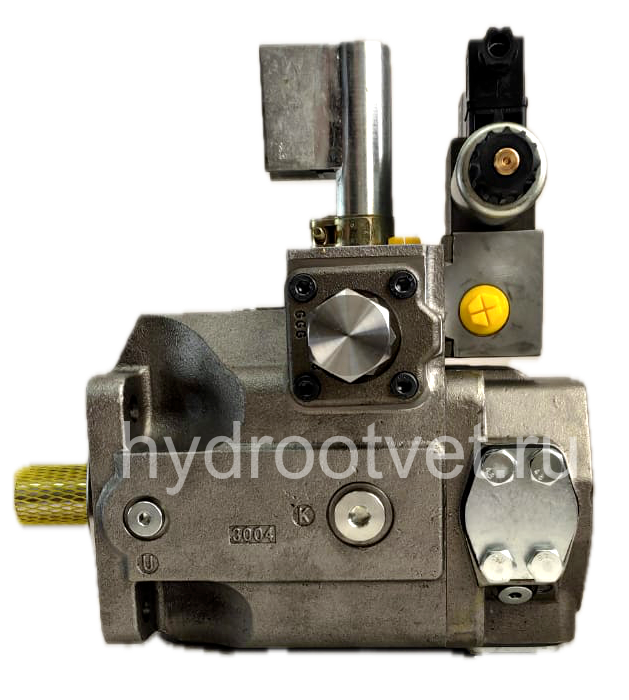 A4VSO40EO2/10R-PPB13N00 - Насос аксиально-поршневой регулируемый с наклонной шайбой, рабочий объем 40 см3, EO2 = электронное регулирование пропорциональным клапаном, номинальное давление 350 бар