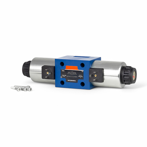 4WE10G31/CG24N9K4 - Гидрораспределитель золотниковый Ду 10 с электроуправлением G24, схема G (64), возврат - пружинный