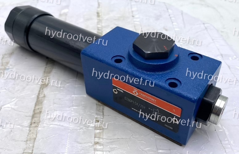 DZ6DP1-5X/75Y - Клапан последовательности Ду 6 прямого действия, давление регулировки до 75 бар, обратный клапан - есть, каналы управления Y - внешний