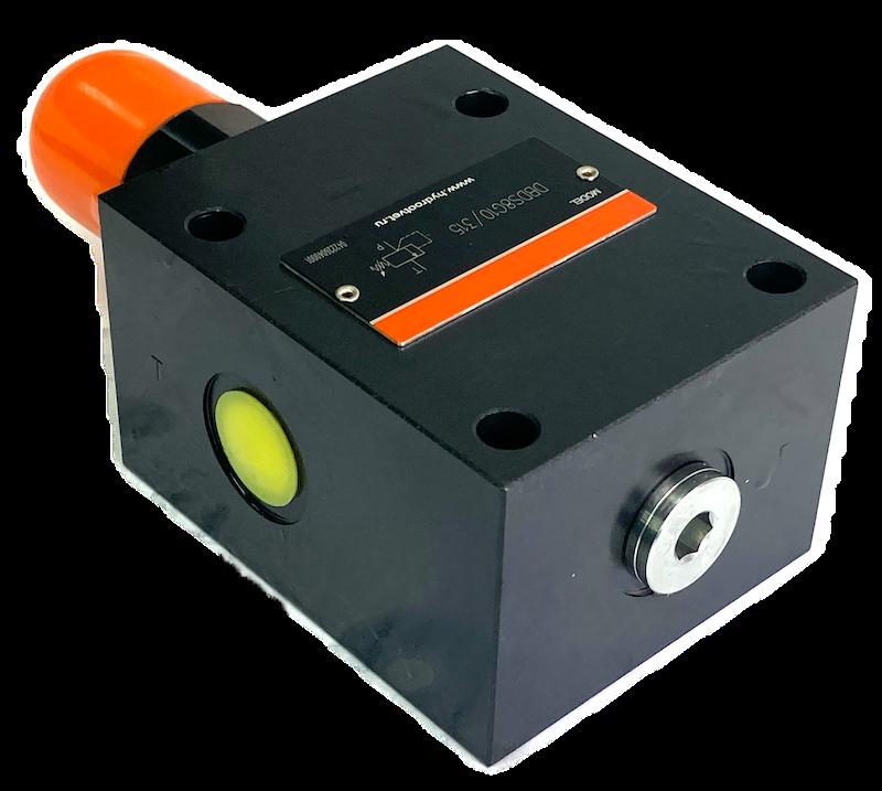 DBDS8G1X/50 - Предохранительный клапан прямого управления Ду8, давление регулировки до 50 бар, тип монтажа - резьбовой, элемент регулировки S = винт