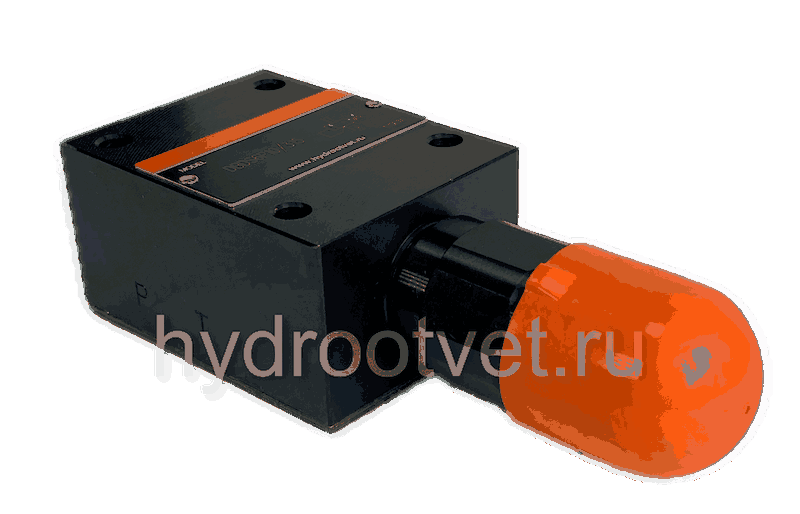DBDS6P1X/400 - Предохранительный клапан прямого управления Ду6, давление регулировки до 400 бар, тип монтажа - на плиту, элемент регулировки S = винт