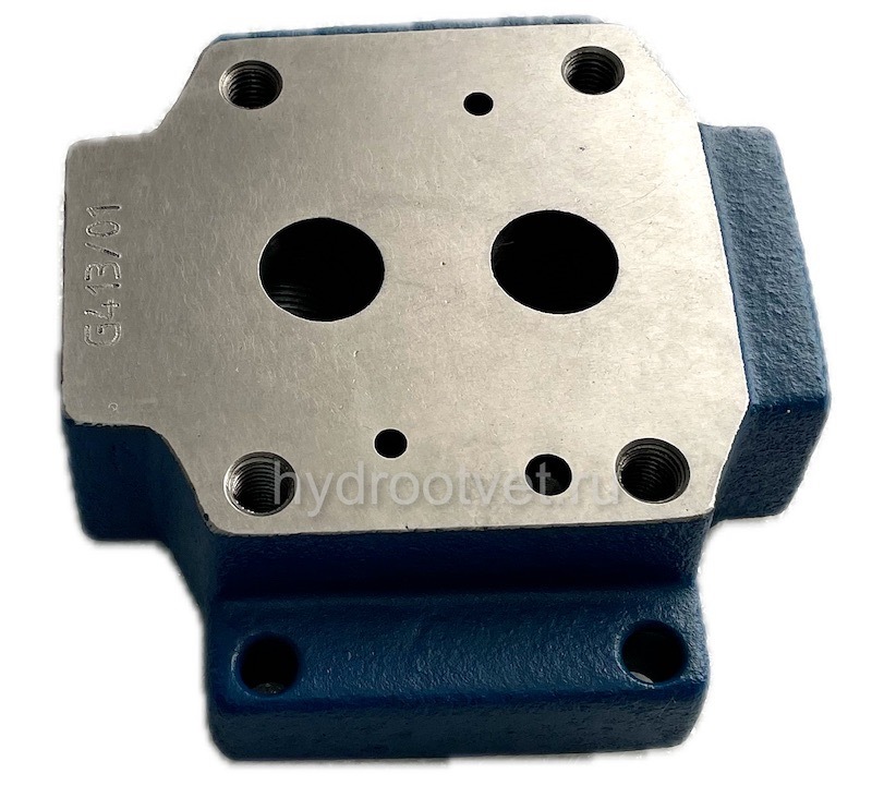 G413/01 - Стальная плита для монтажа клапанов типоразмера Ду25, стандарт ISO 5781