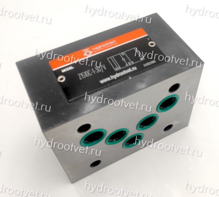 Z1S10C-1-30/V - Обратный клапан модульного монтажа Ду10 обратный клапан в канале A (со стороны плиты, давление открытия 0,5 бар