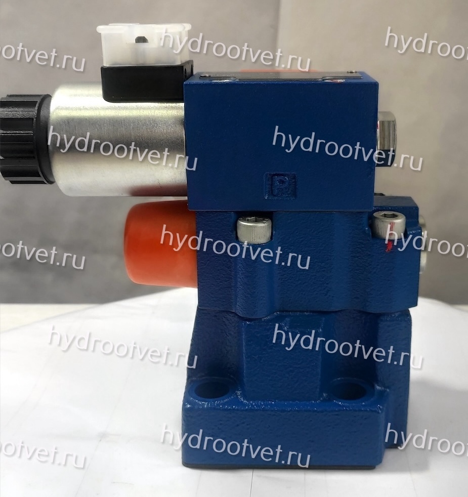 DBW10B2-5X/315CG24N9K4 - Предохранительный клапан Ду10 с давлением настройки до 315 бар, управление - X и Y - внутренние с разгрузкой B = открыт с электроуправлением G24