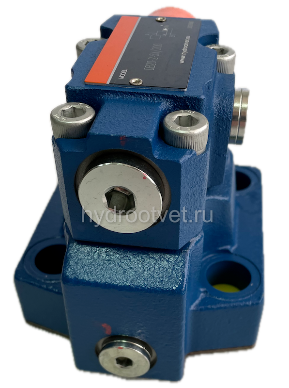 DB20-2-5X/50 - Предохранительный клапан Ду25 с давлением настройки до 50 бар, управление - X и Y - внутренние