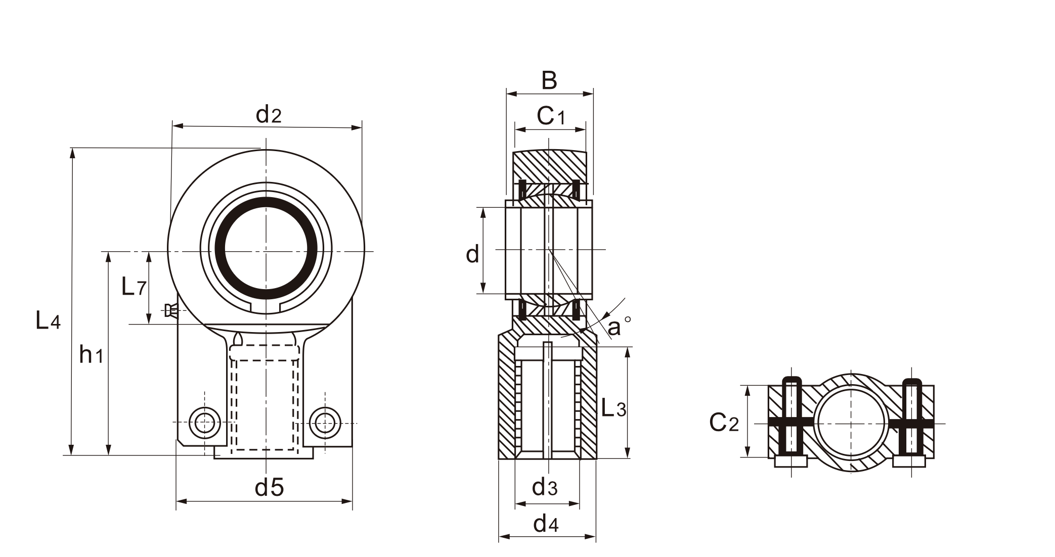 Проушина GIHN-K 70 LO