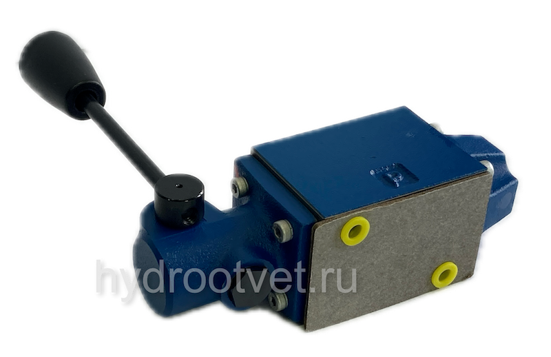 4WMM6C50/F - Гидрораспределитель Ду 6 с ручным управлением, схема C (574), возврат - F = фиксатор