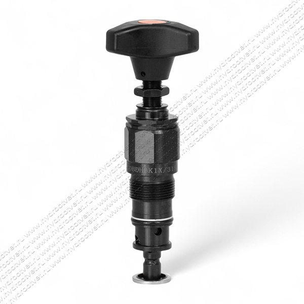 DBDH6K1X/315 - Предохранительный клапан прямого управления Ду6, давление регулировки до 315 бар, тип монтажа - встраиваемый, элемент регулировки H = рукоятка