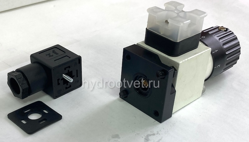 HED8OH-1X/350K14KW - Реле давление поршневое регулировка до 350 бар, монтаж модульный (плита HSZ заказывается отдельно), регулирующий элемент рукоятка со шкалой