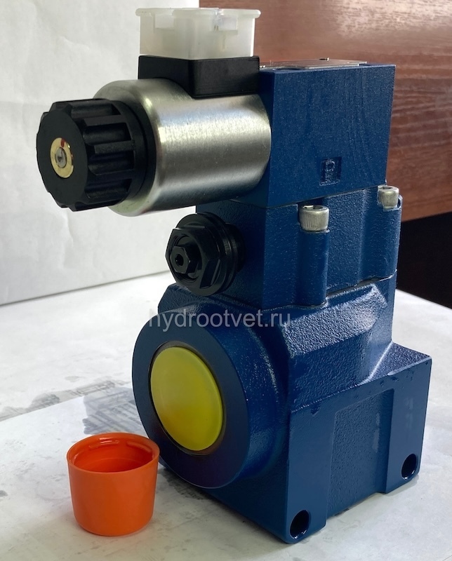 DBW20BG2-5X/315CG24N9K4 - Предохранительный клапан Ду25 с давлением настройки до 315 бар, управление - X и Y - внутренние с разгрузкой B = открыт с электроуправлением G24