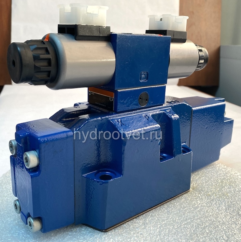 4WRZ16W8-150-7X/6EG24N9ETK4/D3V - Пропорциональный распределитель Ду16 без усилителя, номинальный расход 150 л/мин, схема W8, каналы управления ET - X и Y - внутренние