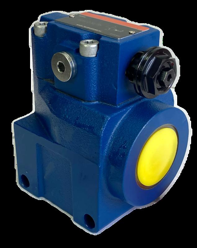 DB20G2-5X/50 - Предохранительный клапан Ду25 с давлением настройки до 50 бар, управление - X и Y - внутренние