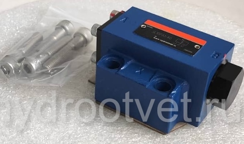 SL10PA1-40 - Гидрозамок для монтажа на плиту Ду10, дренаж - L = есть, А = с предварительным открытием (стандартный вариант), давление открытия 1,5 бар