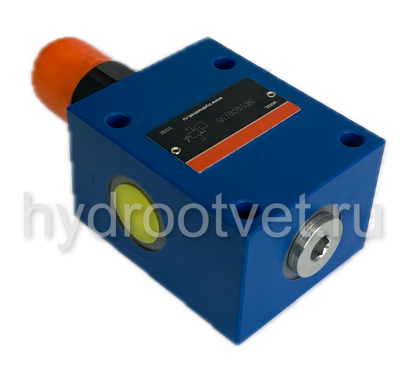 DBDH10G1X/315 - Предохранительный клапан прямого управления Ду10, давление регулировки до 315 бар, тип монтажа - резьбовой, элемент регулировки H = рукоятка