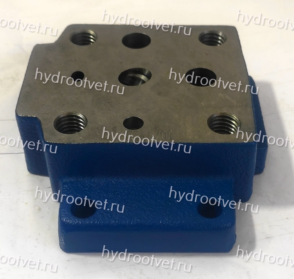 G546/01 - Стальная плита для монтажа клапанов типоразмера Ду10, стандарт ISO 6264