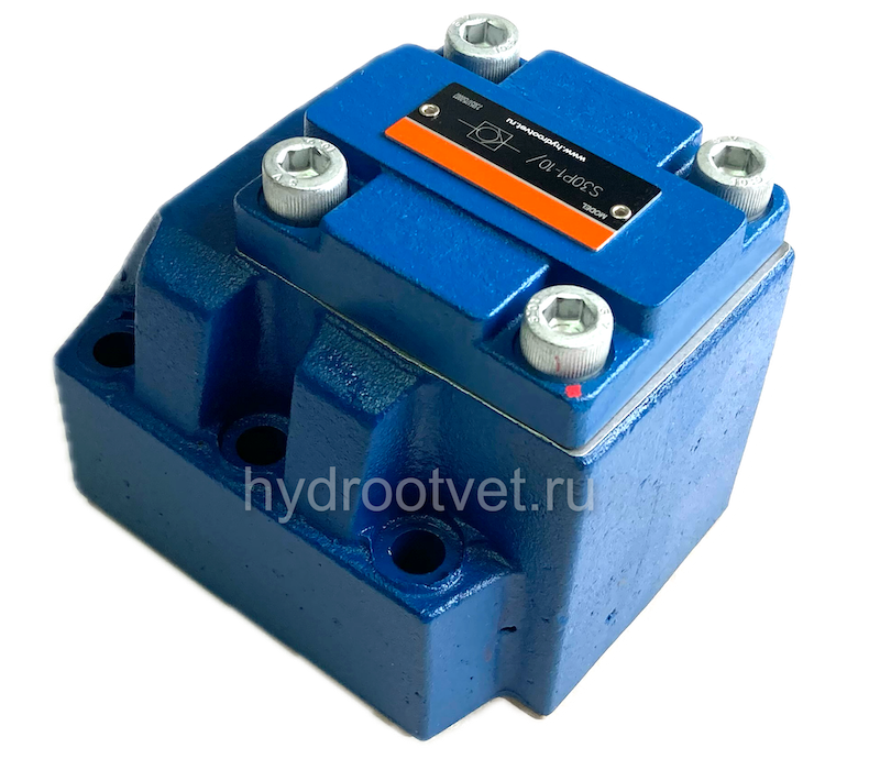 S30P3-10/ - Обратный клапан для монтажа на плиту Ду32, давление открытия 3 бар, уплотнение NBR