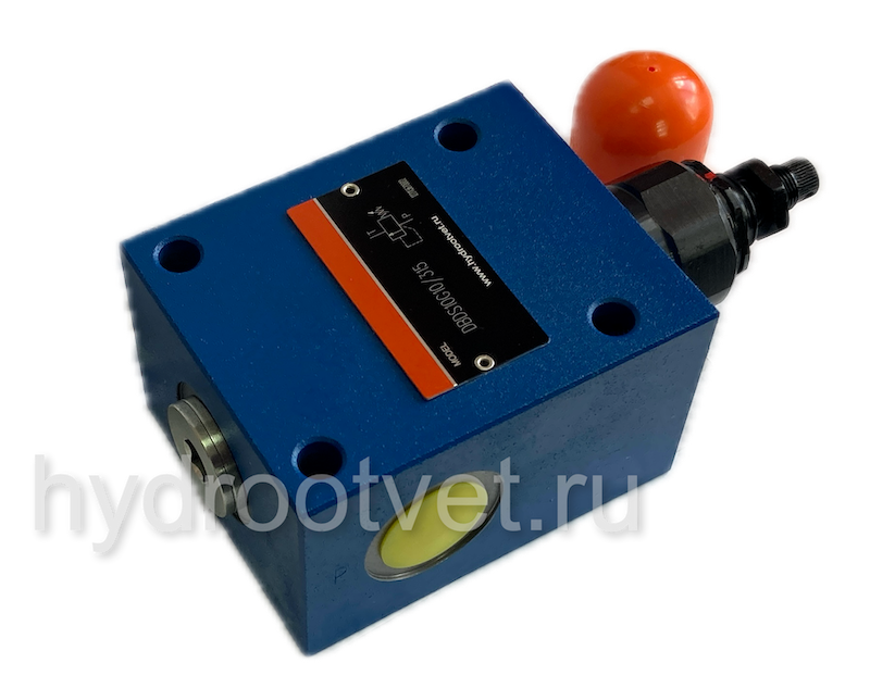 DBDH10G1X/200 - Предохранительный клапан прямого управления Ду10, давление регулировки до 200 бар, тип монтажа - резьбовой, элемент регулировки H = рукоятка