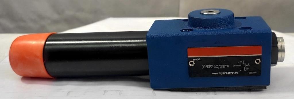 DR6DP2-5X/210YM - Редукционный клапан Ду 6 трехлинейный, прямого действия с давлением настройки до 210 бар, с элементом регулировки: 2 = винт, обратный клапан - М = нет