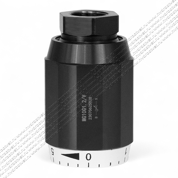 MG10G1.2/V - Дроссель трубного монтажа Ду10 резьба G1/2, обратный клапан - нет