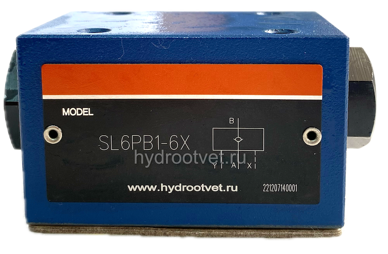 SL6PB1-6X/ - Гидрозамок для установки на плиту Ду6, внешний дренаж