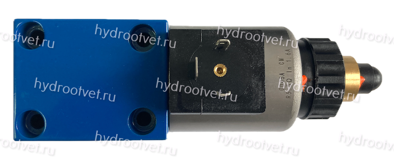 DBET-6X/100G24K4V - Пропорциональный предохранительный клапан Ду6 (пилот), давление регулировки до 100 бар, встроенные усилитель = нет