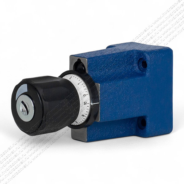 2FRM6B36-3X/1,5QRV - Регулятор расхода Ду 6 для монтажа на плиту, номинальный расход 1,5 л/мин, B = без доп. канала (стандарт), обратный клапан - есть