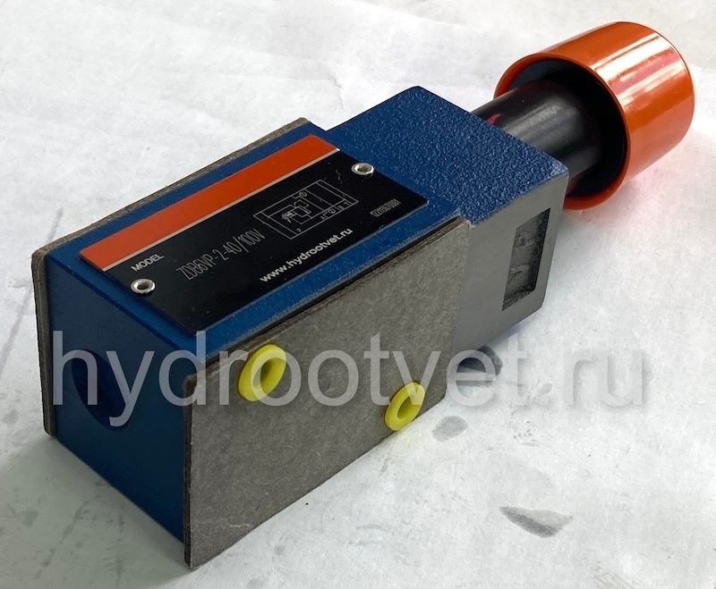 ZDB6VP2-4X/100V - Предохранительный клапан Ду 6 модульного монтажа с давлением регулировки до100 бар, в каналах P → T