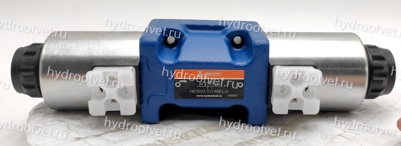 4WE10Q5X/EG24N9K4/M - Гидрораспределитель золотниковый Ду 10 (серия 5X) с электроуправлением G24, схема Q (84), возврат - пружинный