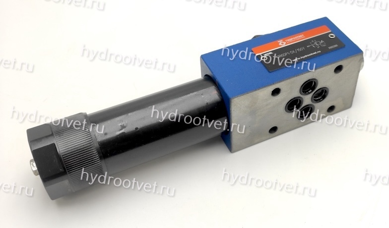 DR6DP1-5X/150Y - Редукционный клапан Ду 6 трехлинейный, прямого действия с давлением настройки до 50 бар, с элементом регулировки: 1 = рукоятка, обратный клапан - есть