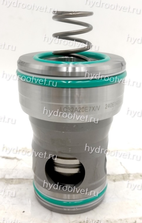 LC32A20E7X/V - Логический клапан (патрон) Ду32, соотношение площадей A = 2:1 (кольцо = 50%), давление открытия 2 бар, E = без демпфера, уплотнение V = FKM