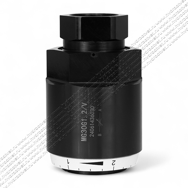 MG30G1.2/V - Дроссель трубного монтажа Ду32 резьба G11/2, обратный клапан - нет